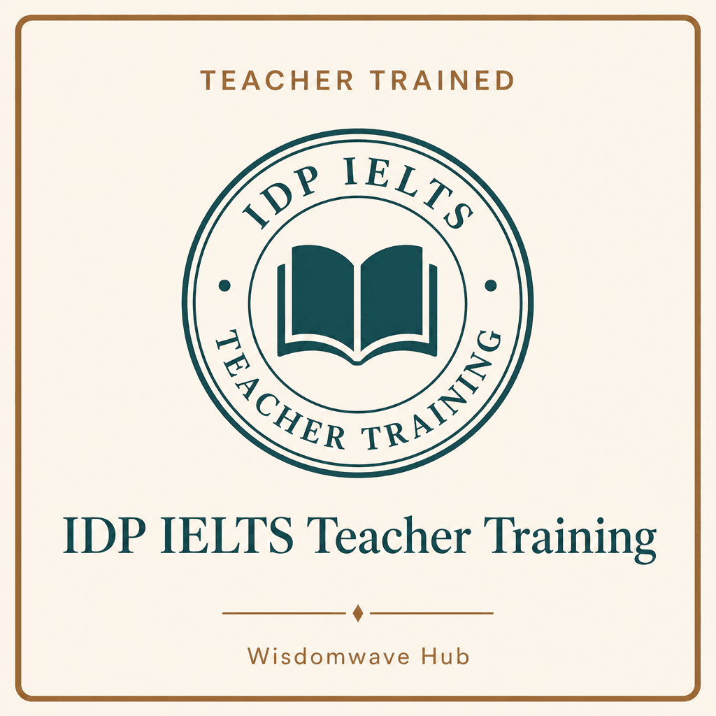 IELTS teacher training certification badge